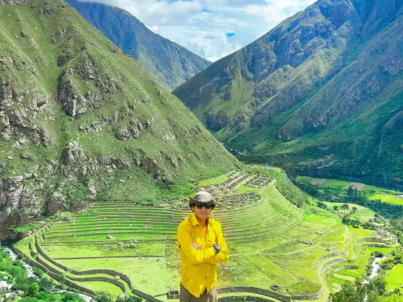 Llaqtapata Inca trail Cusco Peru