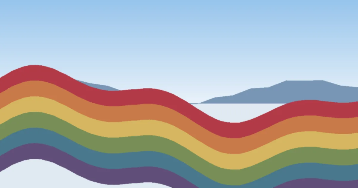 Rainbow Mountain (Vinicunca) striped slopes under a clear Andean sky