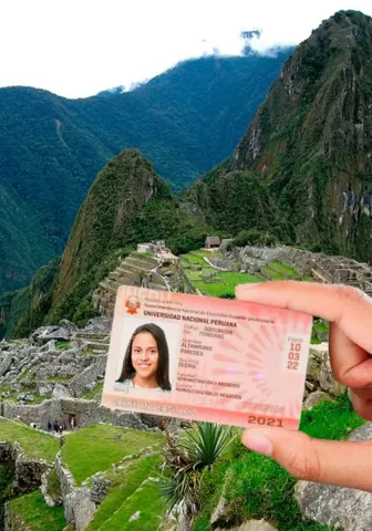 Student Card for Machu Picchu entrance