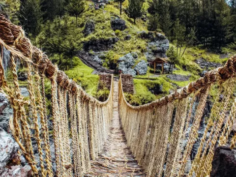 Qeswachaca Inca Bridge Cusco