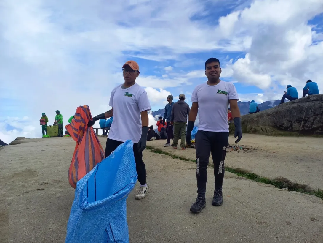 Cleanup campaing in phuyupatamarca