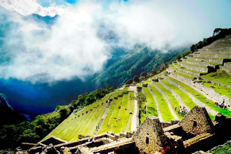 Inca Terraces at Machu Picchu Inca Terraces at Machu Picchu