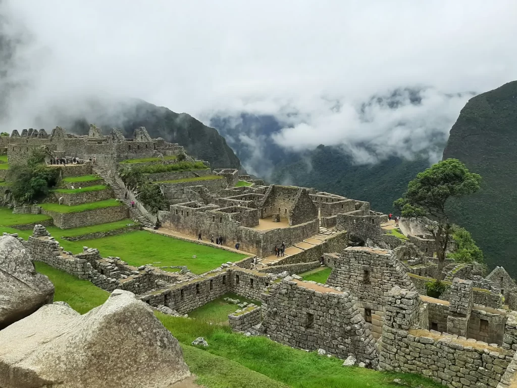 Arrival at Machu Picchu