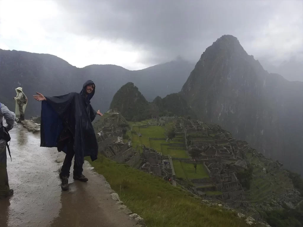 rainy season in Machu Picchu