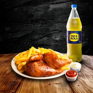 Inca Kola y Pollo a la brasa