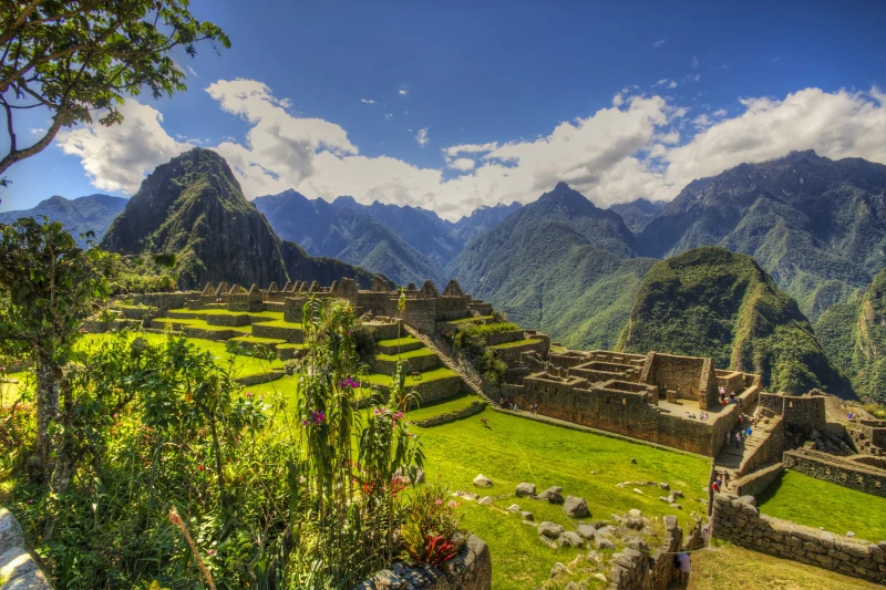 Inca citadel in Machu Picchu